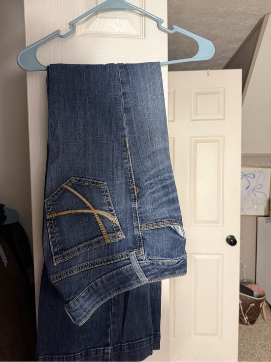 Ariat Denim - Ariat Women's Boot Cut Jeans in Medium Blue with Gold Stitching